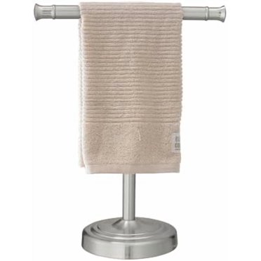RUMOSE Bronze T-Shaped Towel Rack - Free Standing 13 Inch Towel Holder For Bathroom & Kitchen Countertops