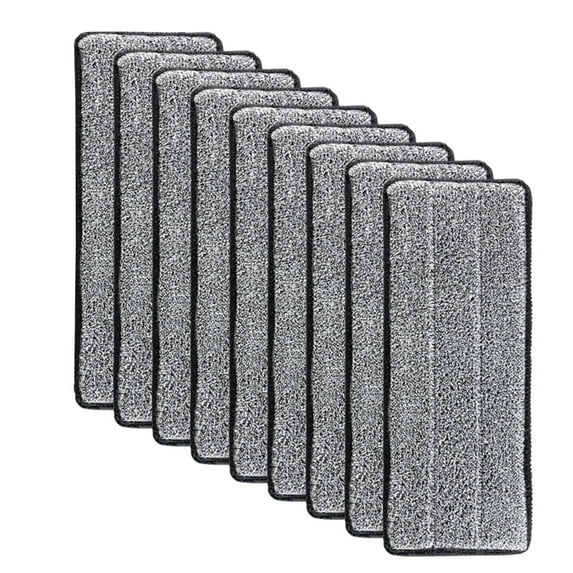 13 Inch Reusable Mop Pads Microfiber Spray Mop Replacement Heads for Wet/Dry Mops Compatible with Bona Floor Care System 9PCS