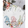 thumbnail image 1 of 13 Inch Round Placemats Set of 4, Gnomes Easter Non Slip Heat Insulation PP Table Mats, Eucalyptus Spring Floral Weeping Eggs Farmhouse Washable Place Mats for Kitchen Dining Party Table Decor, 1 of 7