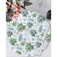 thumbnail image 1 of 13 Inch Round Placemats Set of 4, Sage Green Coastal Non Slip Heat Insulation PP Table Mats, Coral Starfish Seaside Summer Beach Washable Place Mats for Kitchen Dining Party Table Decor, 1 of 7