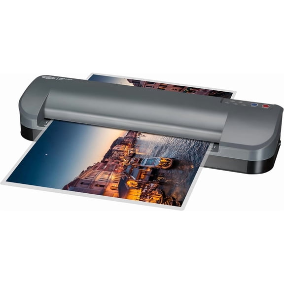 13-Inch Thermal Laminator & Foil Applicator, 310 Mil, 4-Roller, 55s Warm-Up, 18 seconds/page, Auto Shutoff, Commercial-Grade Laminating Machine with 10 Pouches for Office, School, Crafts & DIY