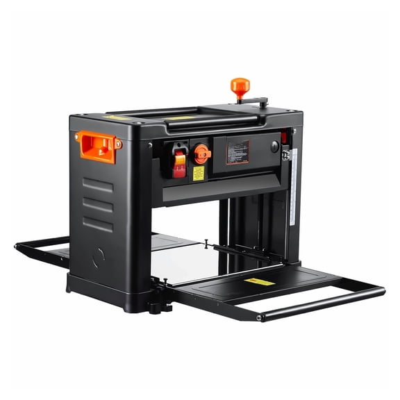 13 Inch Thickness Planer - 15 Amp Wood Planer Machine - Two Speed 3-Blade Benchtop Planer for Woodworking - Carpentry DIY Tools
