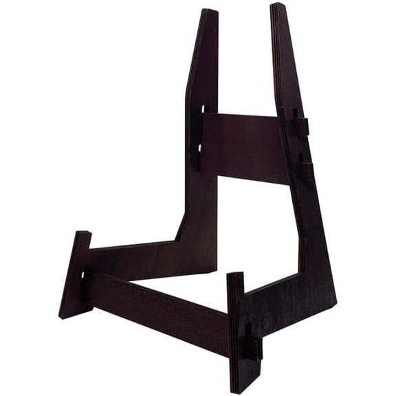 13 Inch Wooden Display Stand - Picture Frame, Easel, Book, Plate Holder (1PCS)