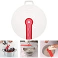 thumbnail image 1 of 13 Inches Silicone Hand Mixer Splatter Guard, Compatible with Most Mixing Bowl Sizes and Types, Shield for Crockpot,Egg Bowl Whisks Cover Whisk Cooking Splash Cove, 1 of 6