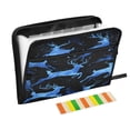 thumbnail image 1 of 13 Individual Pockets Organ Folder Waterproof A4 Size File Folder Home Work Office Categorized Storage File Manager Blue Glowing Deer, 1 of 7