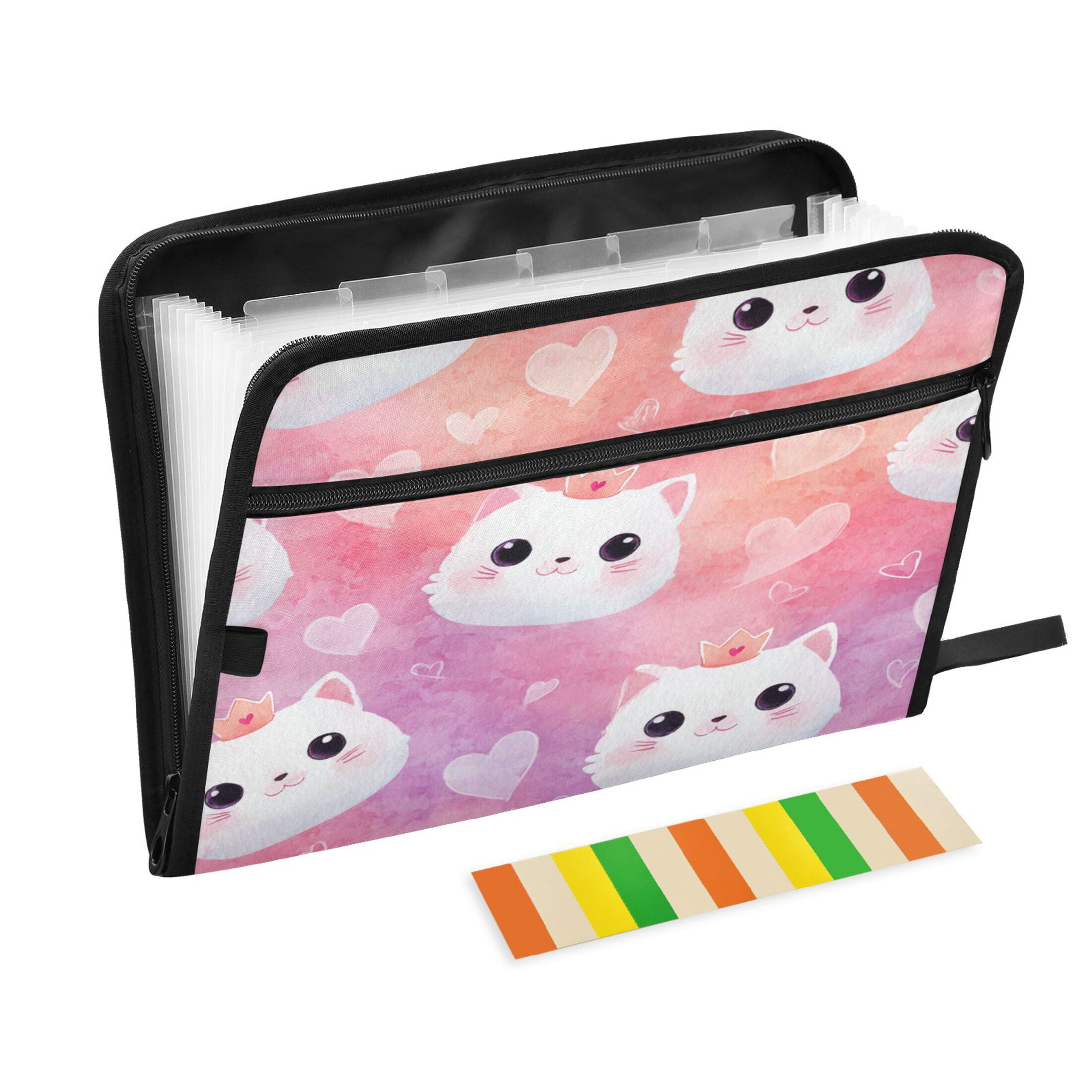 File Folder Cat 13 Individual Pockets Organ Folder Waterproof A4 Size File Folder Home ...