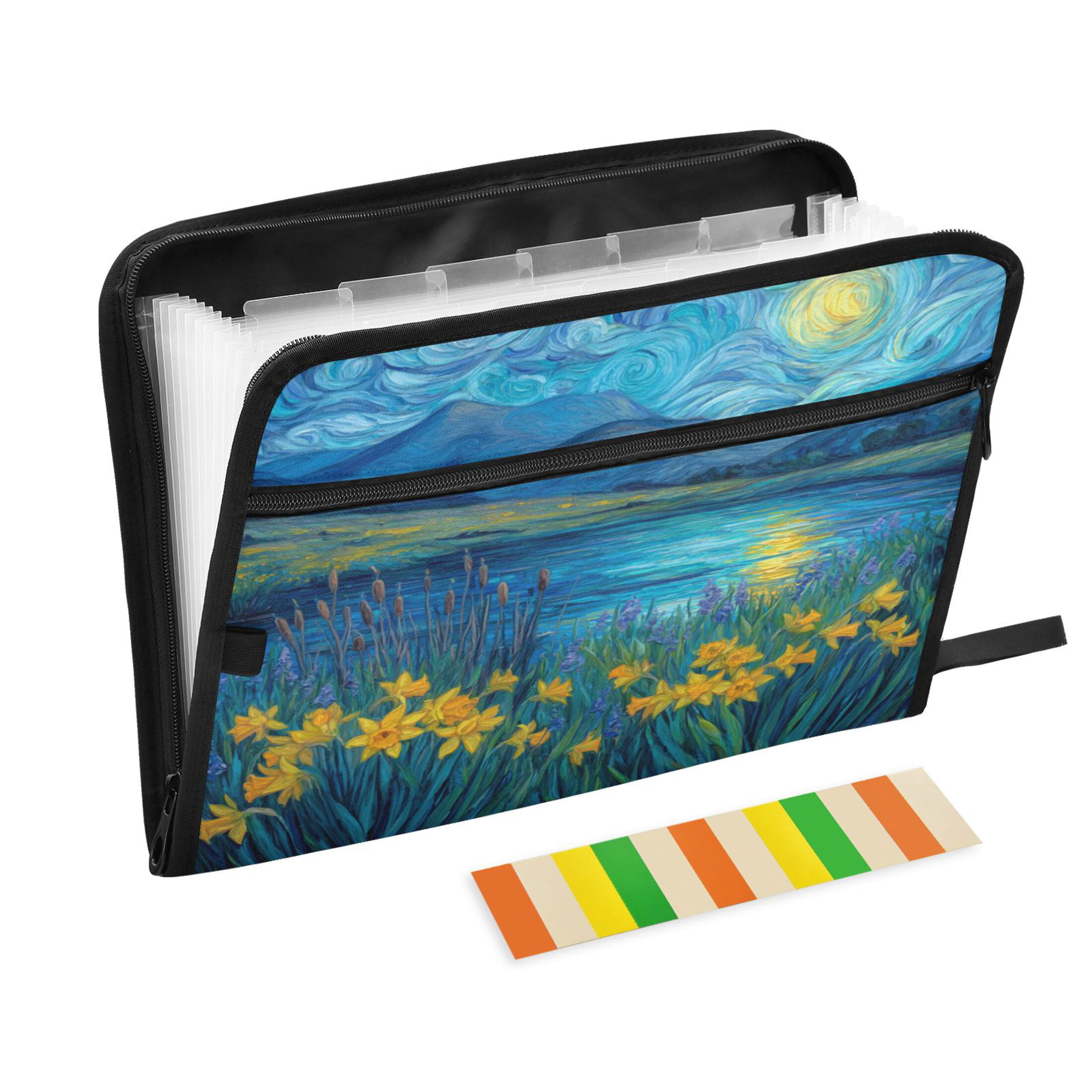 13 Individual Pockets Organ Folder Waterproof A4 Size File Folder Home ...