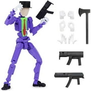 13 Jointed 3D Printed Character Action Figure with Top Hat and Accessories Articulated Robot Model for Desktop Decoration and Collectible Display