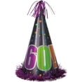 thumbnail image 1 of 13" Jumbo Birthday Cheer 60th Birthday Party Hat, 1 of 1
