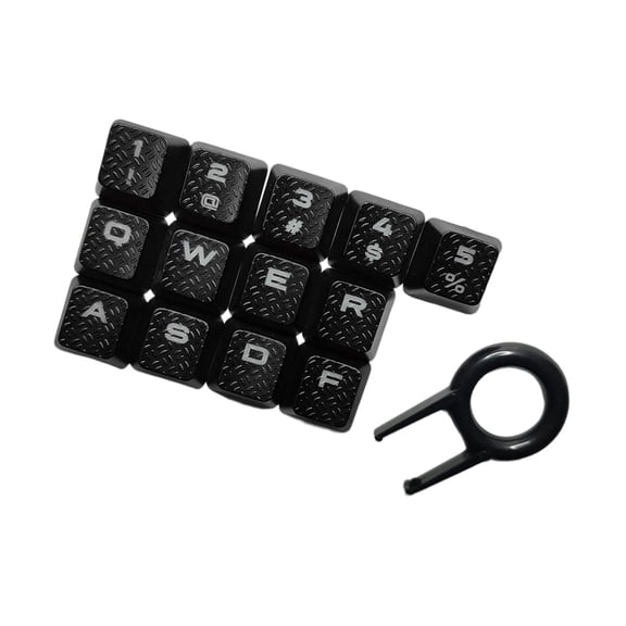 13 Key Keycaps Set with Anti Slip Texture and Backlights for K70 RGBK70 K95 K90 K65 Precise Typing and Gaming Comfort