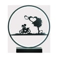 thumbnail image 1 of 13â€ Kids On A Bicycle Table Lamp With LED Light, 1 of 5