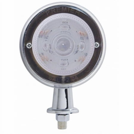 13 LED 1 1/8" Arm Honda Light Kit - Amber LED/Clear Lens