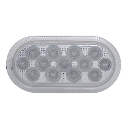 13 LED Dual Function Reflector Light - Amber LED/Clear Lens