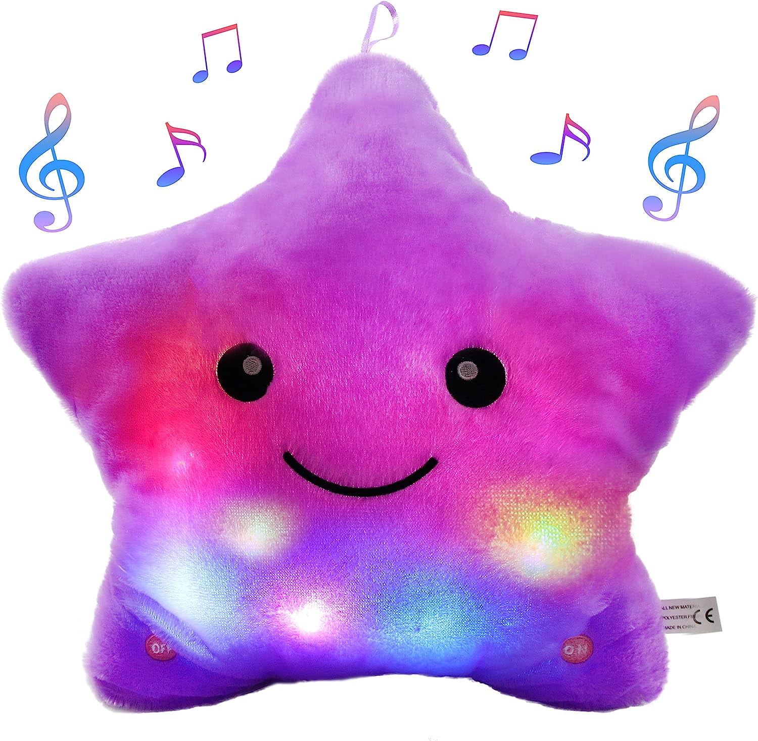 13‘’ LED Twinkle Star Glow Lullaby Nightlight Stuffed Animals Light up