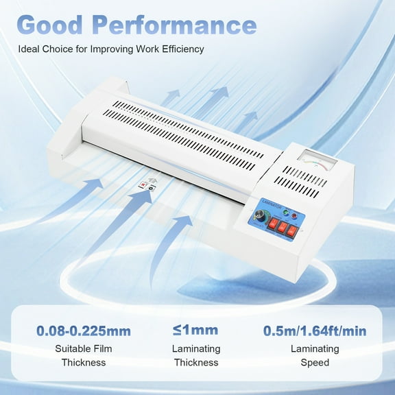 13" Laminating Machine A3 A4 Thermal Laminator Machine 4 Roller Hot Cold Film