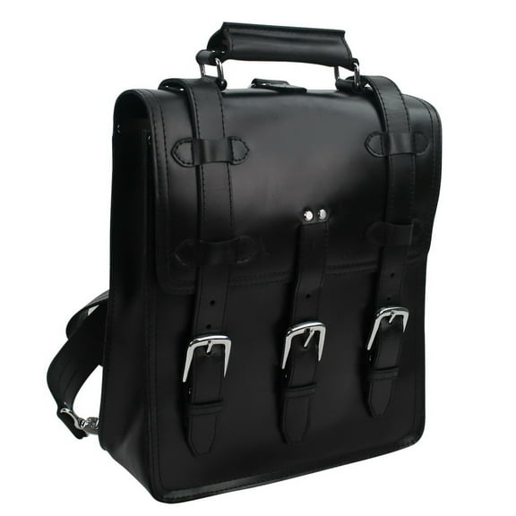 13 MacBook Pro - Full Leather Backpack LB03.BLK