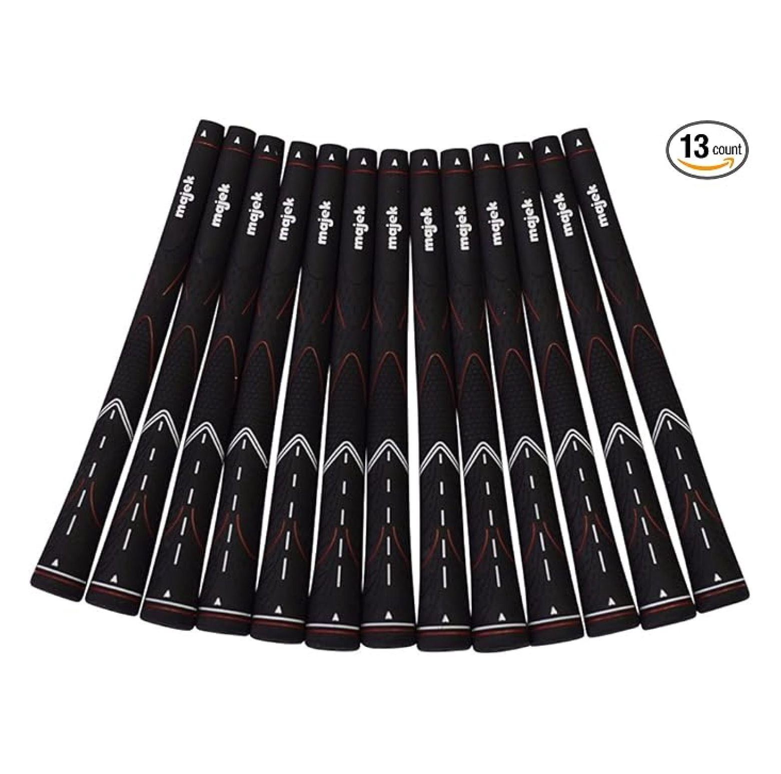 13 Men's Tour Pro Black Midsize Golf Grips