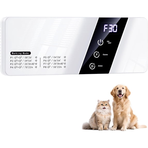 13 Modes Ozone Odor for Odor 99% Litter Deodorizer Poof Odor for Dogs, Negative Air Purifier for Pets,, Painting, Kitchen,Toilet,Bedroom