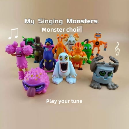13 Monster Choir MySingingMonsters Cartoon Figurines Office Decoration Toys