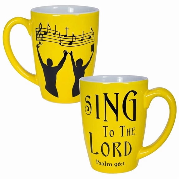 13 Oz. Sing To The Lord Christian Mugs, Religious Coffee Mugs, Ceramic Mugs