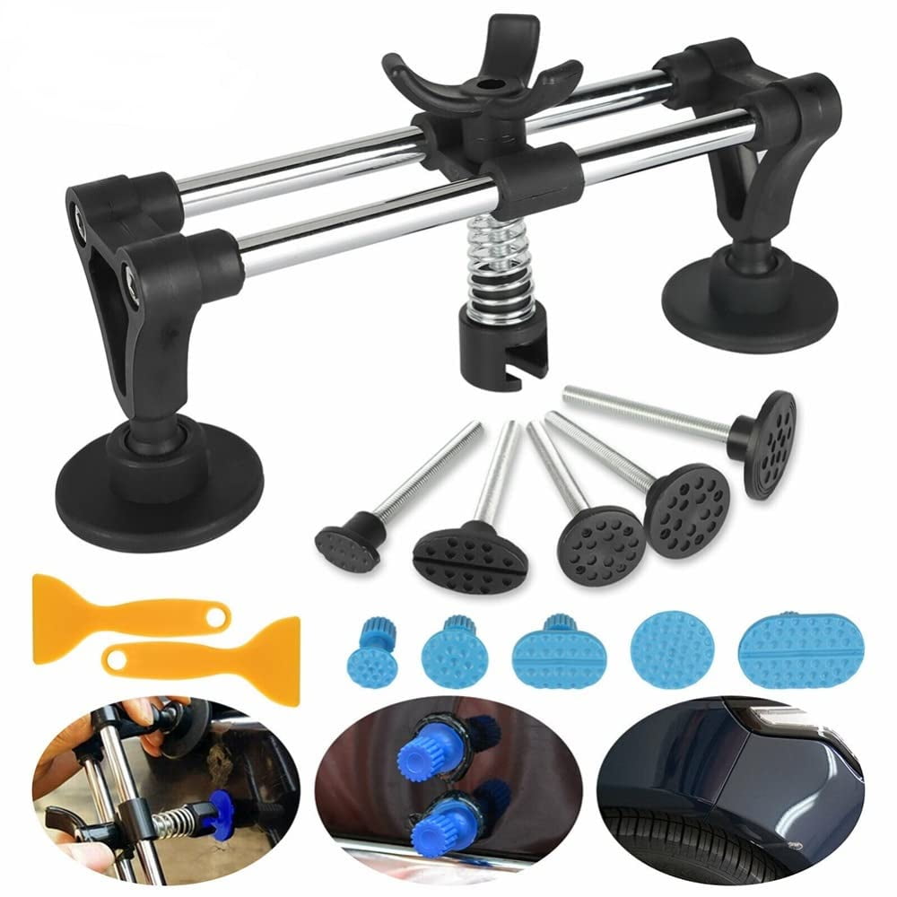 13 PCS Car Dent Puller Set, Dent Repair Tools, Multipurpose Metal