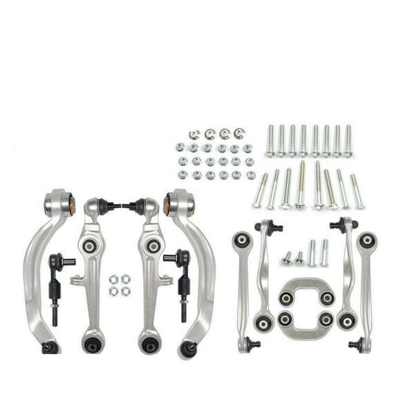 13-PCS Control Arm Ball Joint Tie Rod Sway Bar Link Kit For Audi Volkswagen