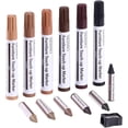 13 PCS Furniture Repair Kit,Wood Furniture Repair Markers,Touch Up