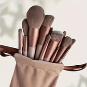 13 PCS Makeup Brush, Makeup Kit, Foundation Powder Concealers Eyeshadow Blush Makeup Brushes Make up Brushes Kit, Grey
