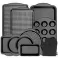 13 PCS Nonstick Bakeware Set - Carbon Steel Baking Pans Set with Dual ...