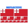 thumbnail image 1 of 13 Pack Red Ensign of England Square Canton Flags | (x2) 4x2 inch, (x4) 2x1 inch, (x7) 1x.5 inch flag stickers | Country State Flags Pack Stickers for Cars, Trucks, Laptops, Bikes, Toolboxes, 1 of 3
