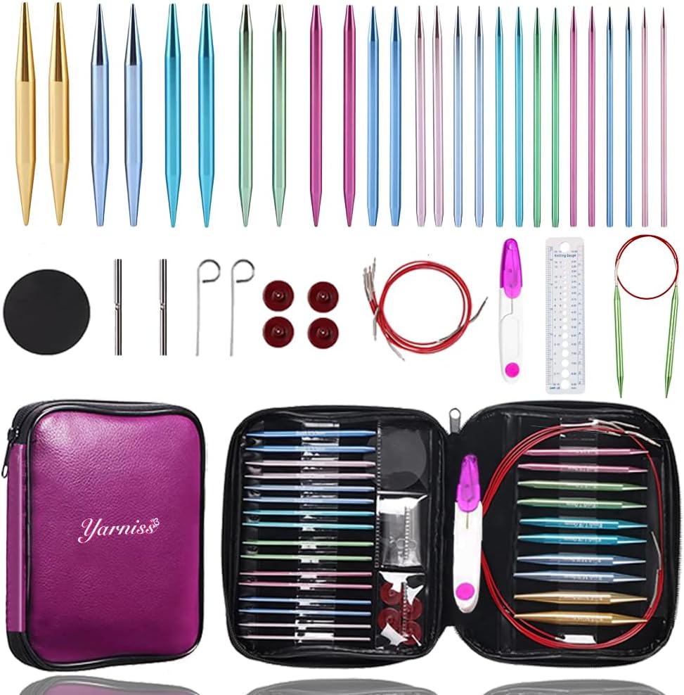 Boye Knit Needle 29" Circular Aluminum Size 17