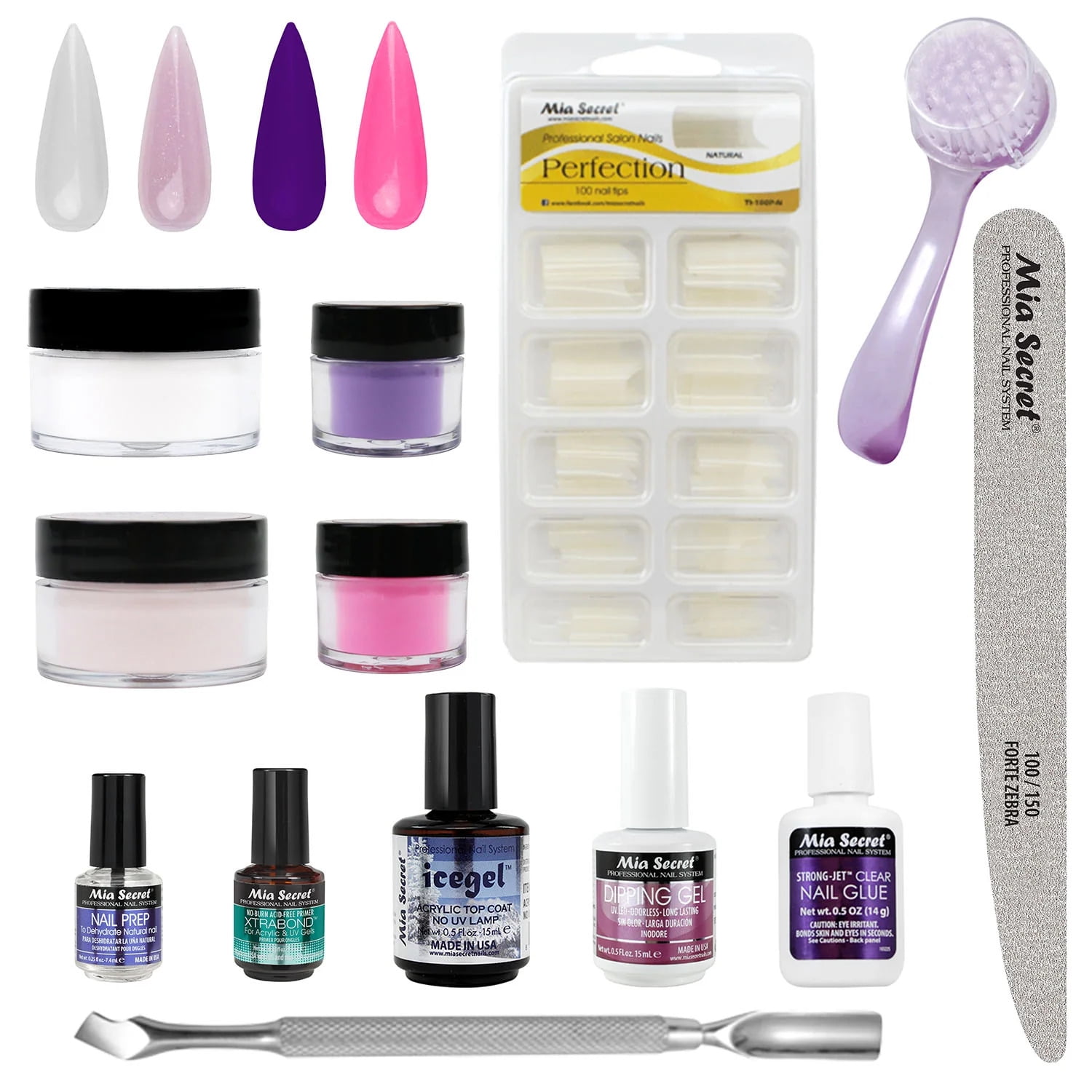 13 Pcs Dipping Nail Kit - Walmart.com