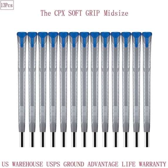 13 x Golf Club Grip CPX TPE Midsize Golf Grip Rubber Anti Slip Softest Unbranded