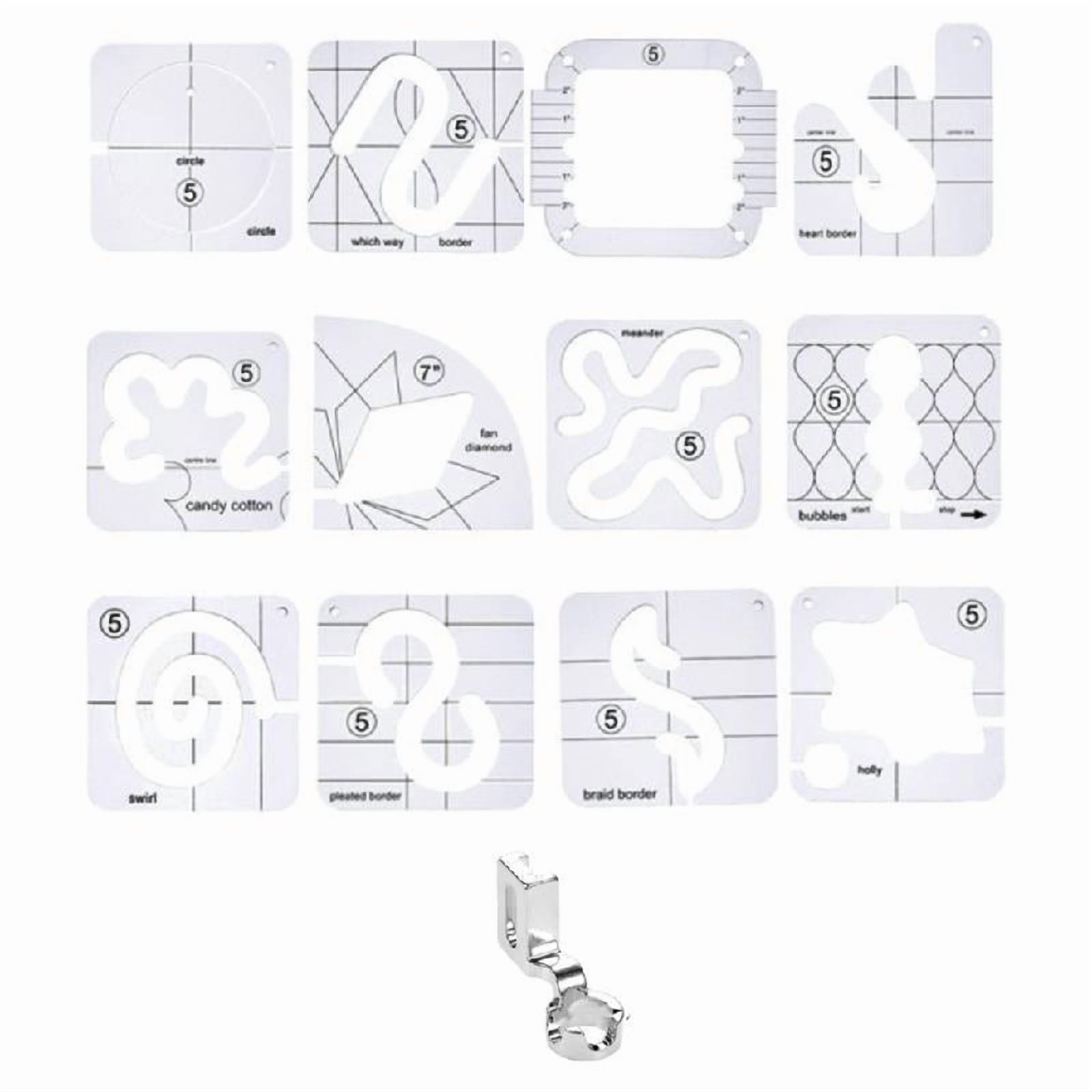 13 Pcs Quilting Ruler Quilting Template Set Quilting Stencil Sewing ...