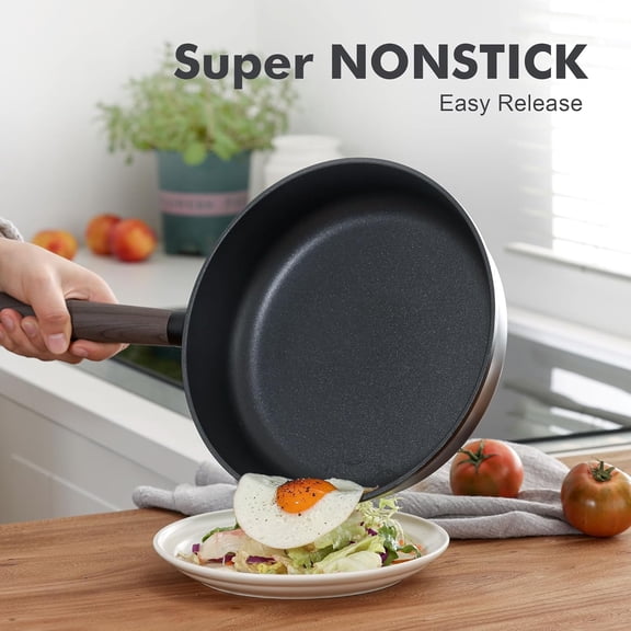 13-Piece Nonstick Cookware Set with Coating, Night Black Pots and Pans for Induction Oven