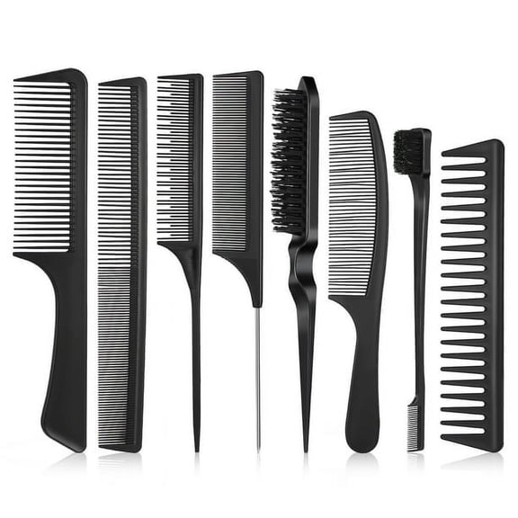 Oneleaf Styling Hair Comb 13 PCS Hair Stylists Professional Styling Comb Set Variety Pack Great for All Hair Types & Styles