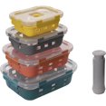 13 Pieces Meal Prep Borosilicate Glass Food Storage Container set