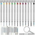 thumbnail image 1 of 13 Pieces Mini Watch Screwdriver Jeweler Watch Screwdriver Set 0.6-2.0 mm with 13 Extra Replace Blades, 1 of 7
