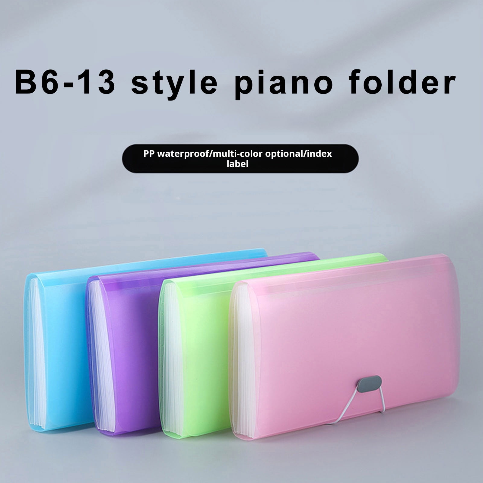 13-Pocket Accordion File Folder A4 Letter Size Large Capacity Paper ...