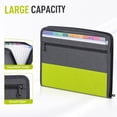 13-Pocket Accordion File Folder with Zipper, Expanding Document ...