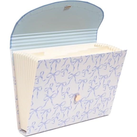 13-Pocket Accordion File Organizer, Letter Size, Expandable File Folder Folder (Charming Coquette)