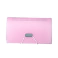 thumbnail image 1 of 13-Pocket Candy Color A6 Mini Accordion File, Transparent Receipt and Bill Organizer for Home, Office Supplies and Compact Document Storage, Small Multi-Compartment Folder, 1 of 5