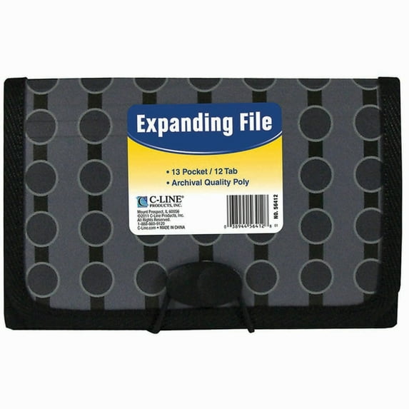 13-Pocket Coupon Expanding File Circles