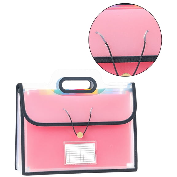 13 Pocket Expandable Folder with Handle Hold 1000 Sheet Letter Size Paper Expanding Document Folder Expandable Folder,