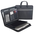thumbnail image 1 of 13 Pocket Expanding Folder Document Case with Handle, Zippered Travel File Folder Business File Case for Document Tablet, 1 of 21
