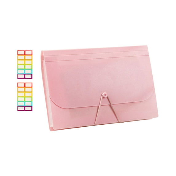 13 Pocket Expanding Receipt Coupon Folder Expandable File Organiser for Office