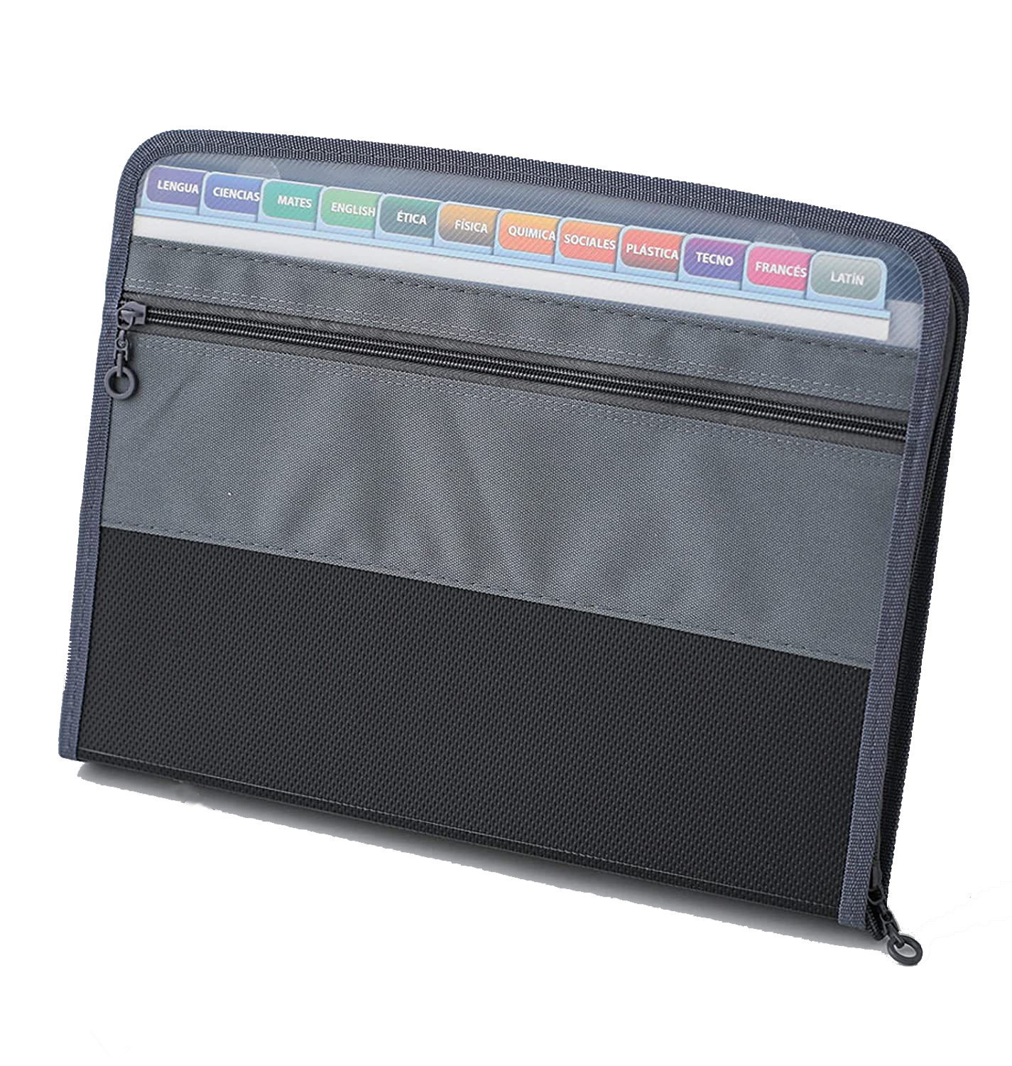 13Pocket Expanding Sorter with Zipper, A4 Size, Portable, Accordion