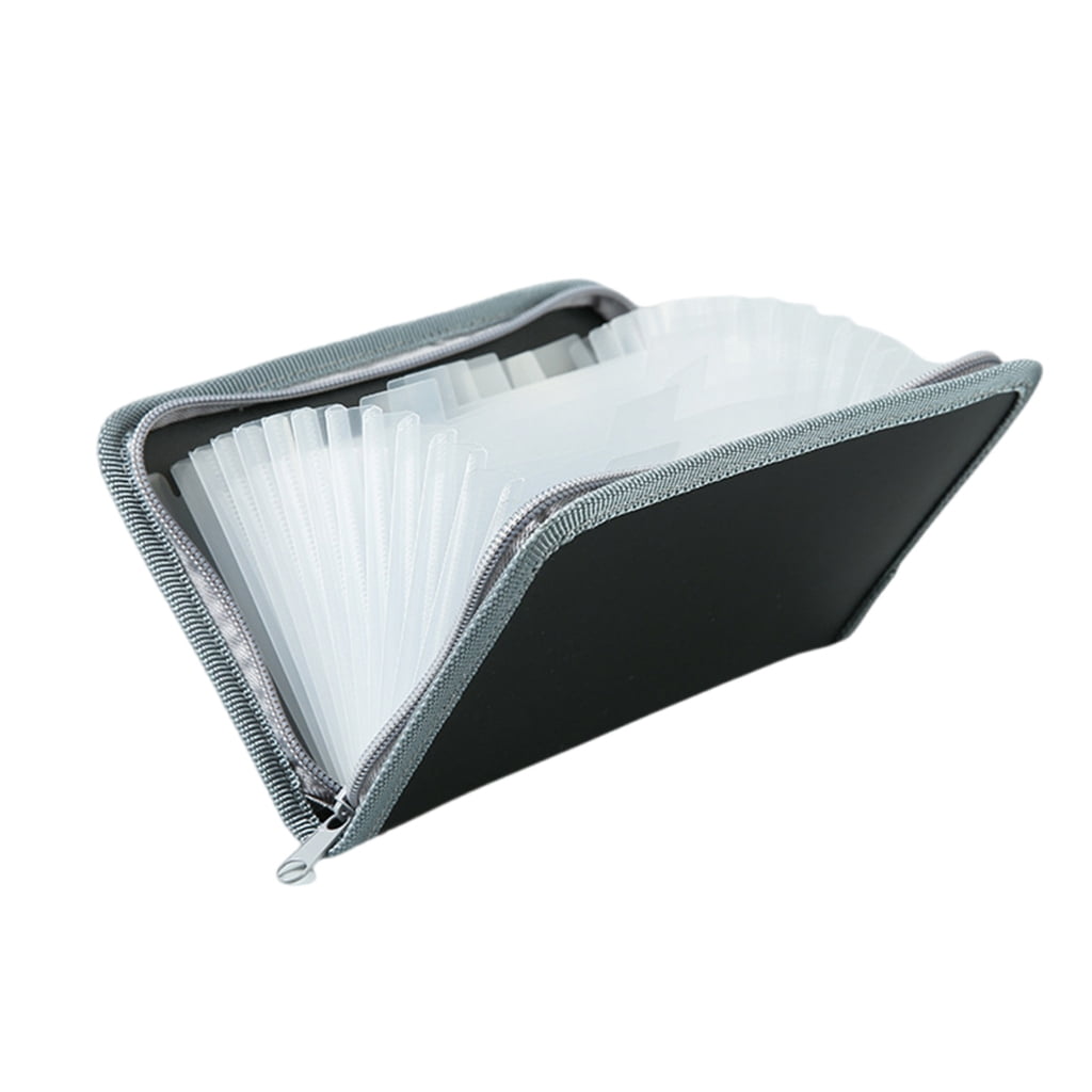 13 Pocket Receipt Coupon Organiser Receipt Wallet Small Expandable File ...