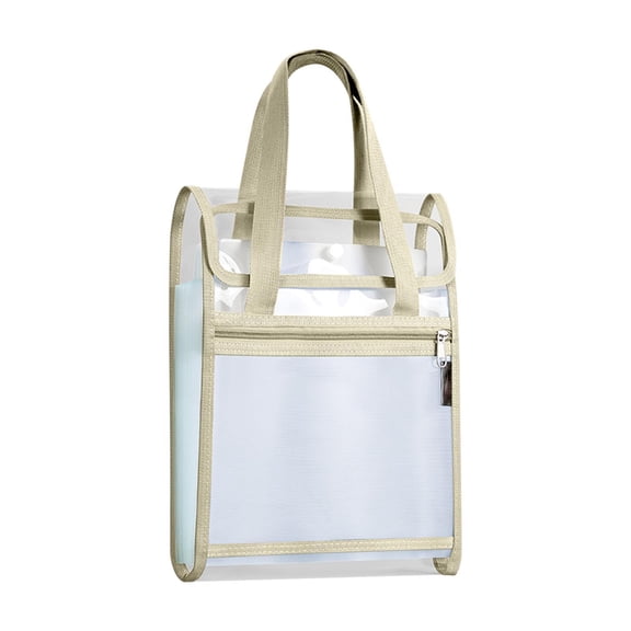 13 Pocket Vertical Clear Organizer File, Handheld Expandable Accordion Folder for Subject Separation, Large Capacity Exam Paper Storage and Document Management for Campus and Office