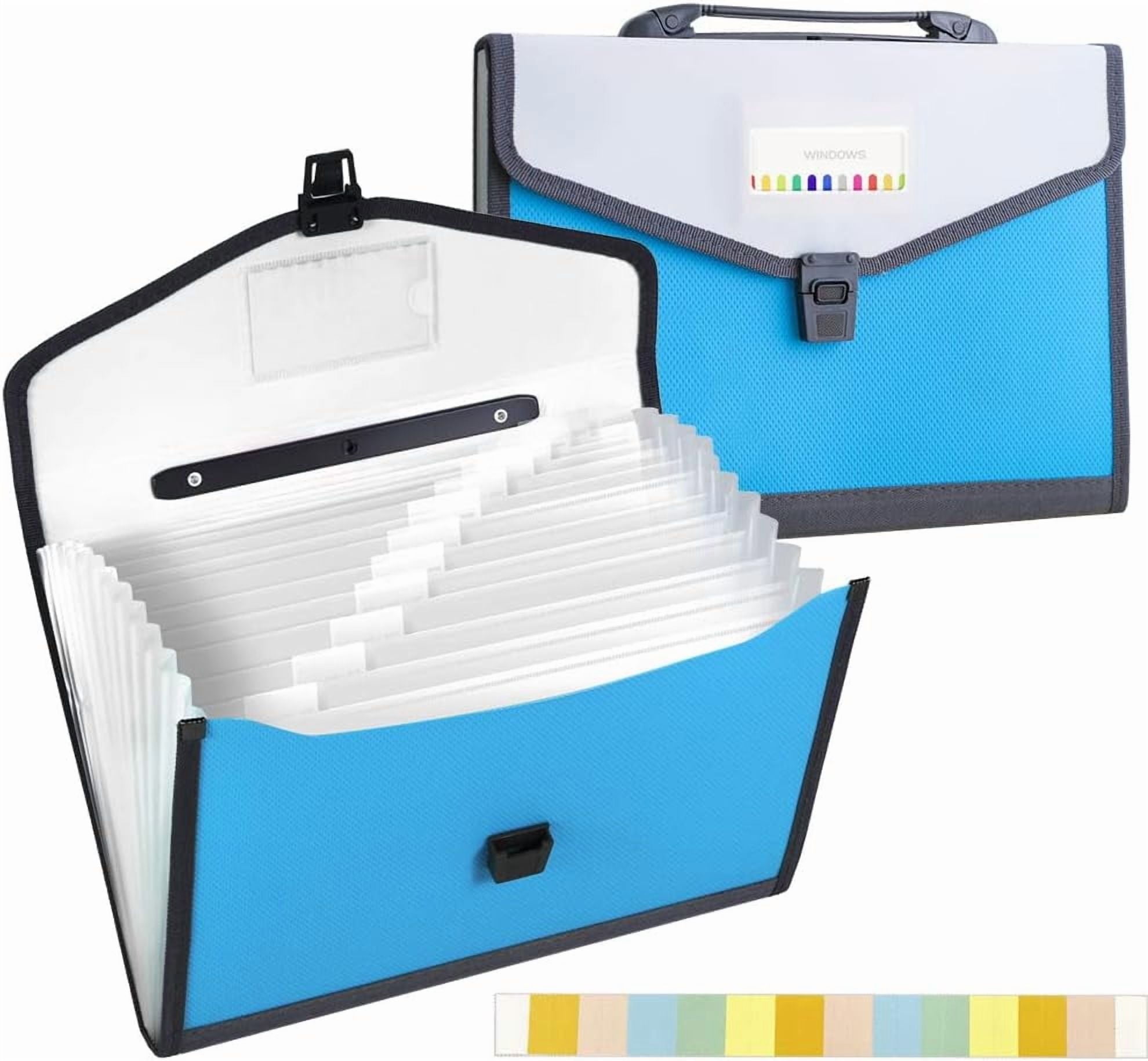 Extra Large Legal Size/Foolscap 12 Pockets Accordion File